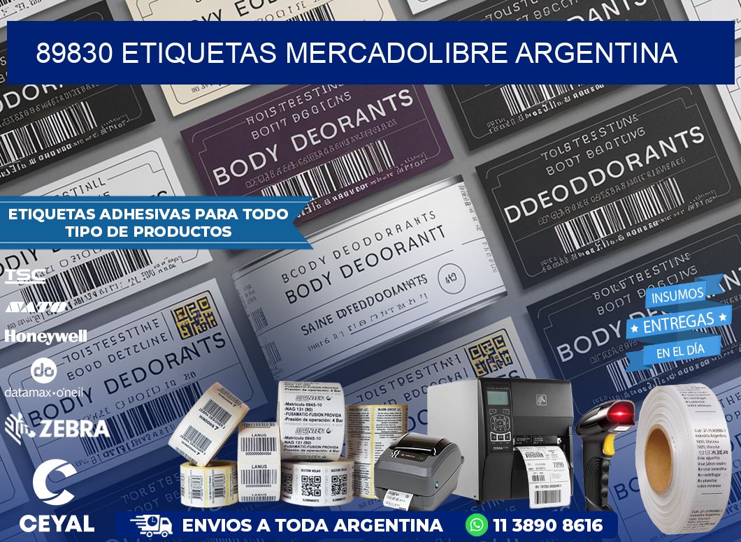 89830 ETIQUETAS MERCADOLIBRE ARGENTINA