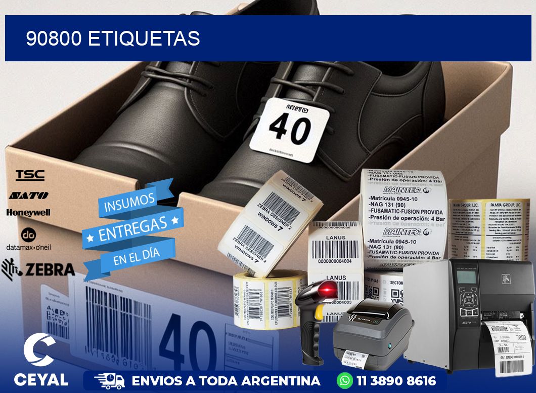 90800 ETIQUETAS