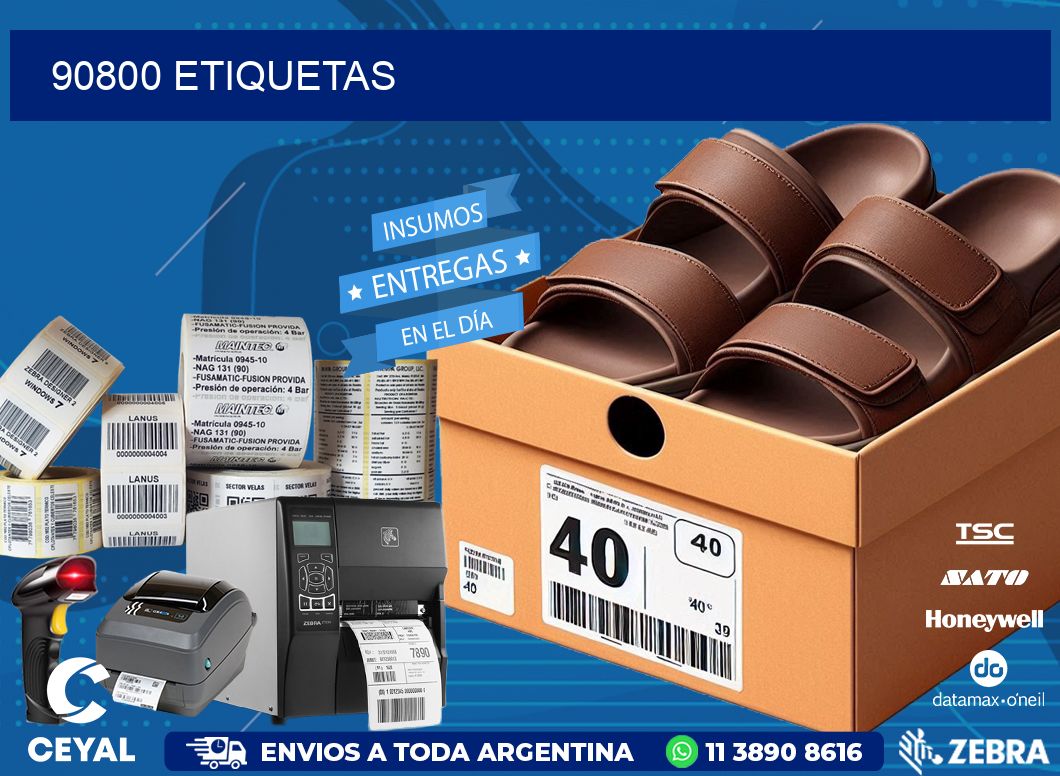 90800 ETIQUETAS