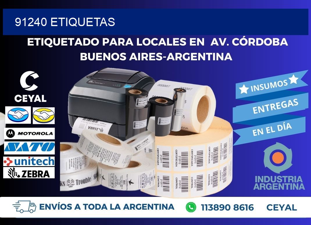 91240 ETIQUETAS