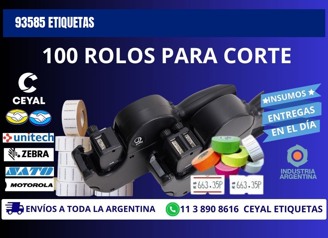 93585 ETIQUETAS