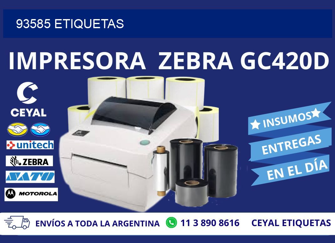 93585 ETIQUETAS