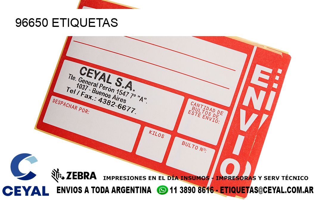 96650 ETIQUETAS