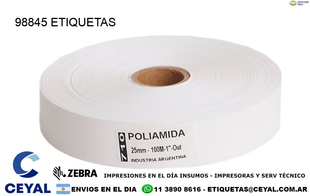 98845 ETIQUETAS