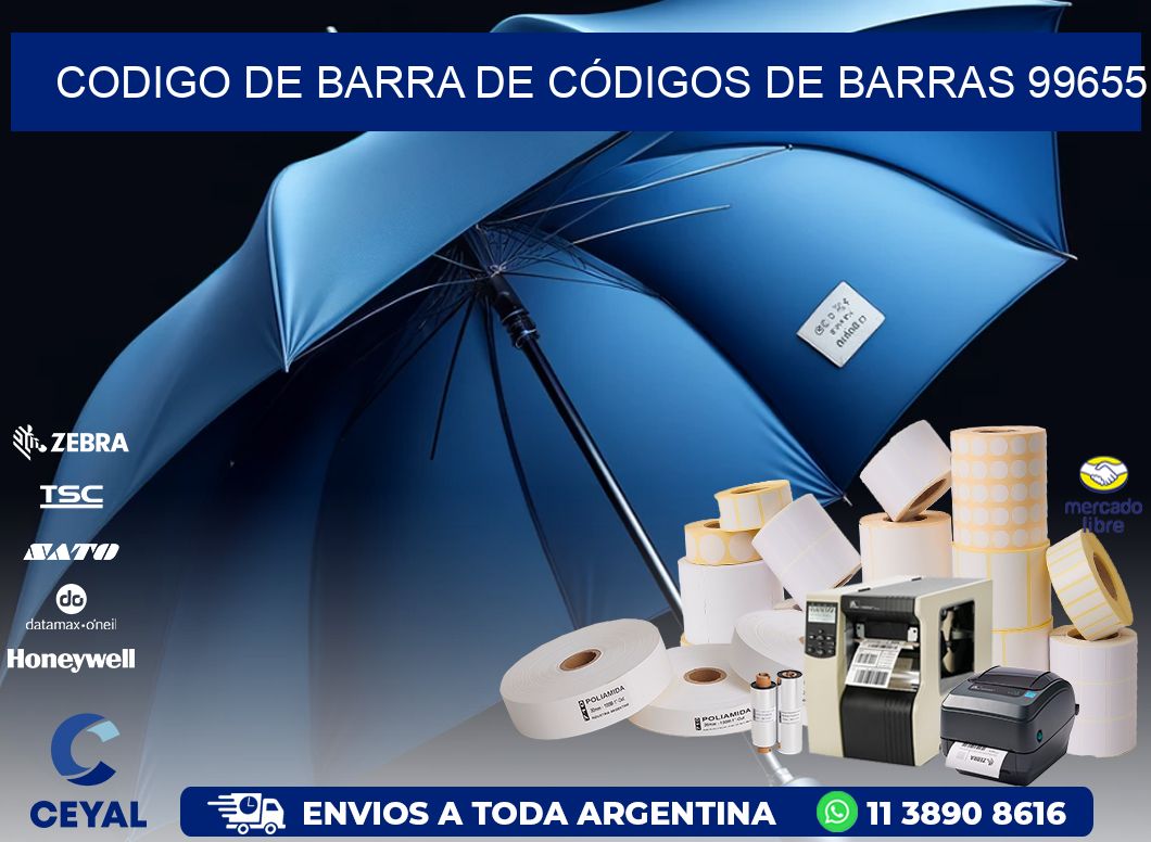 CODIGO DE BARRA DE CÓDIGOS DE BARRAS 99655