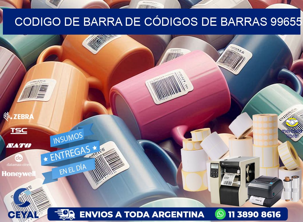 CODIGO DE BARRA DE CÓDIGOS DE BARRAS 99655