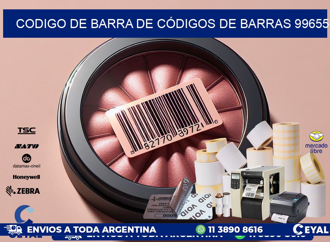 CODIGO DE BARRA DE CÓDIGOS DE BARRAS 99655