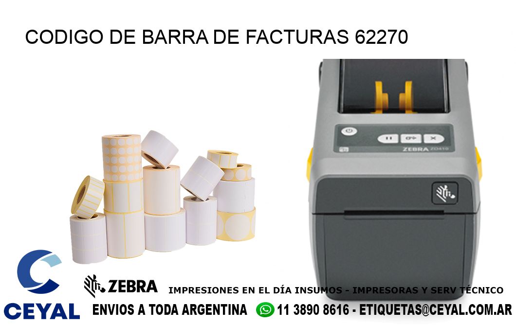 CODIGO DE BARRA DE FACTURAS 62270