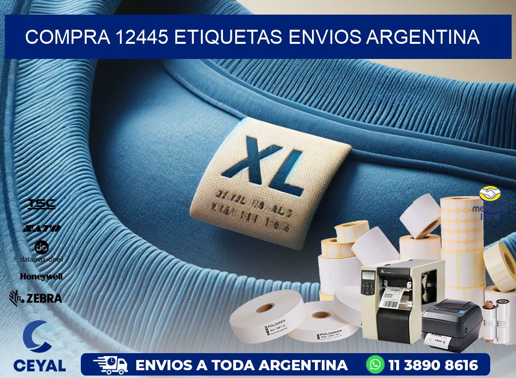 COMPRA 12445 ETIQUETAS ENVIOS ARGENTINA