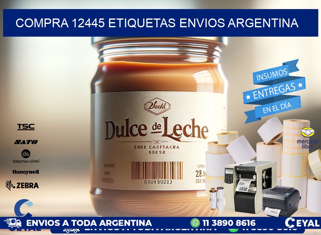 COMPRA 12445 ETIQUETAS ENVIOS ARGENTINA