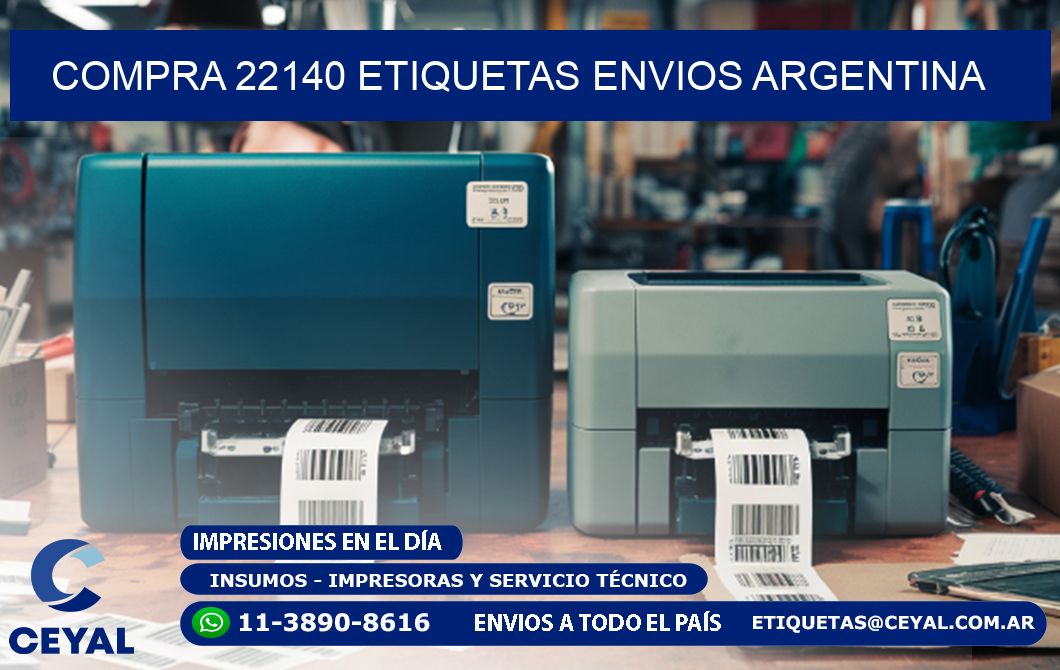 COMPRA 22140 ETIQUETAS ENVIOS ARGENTINA