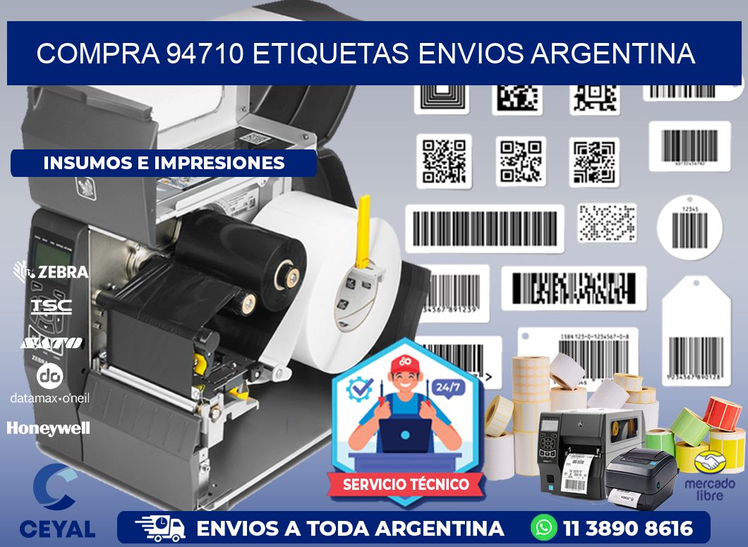 COMPRA 94710 ETIQUETAS ENVIOS ARGENTINA