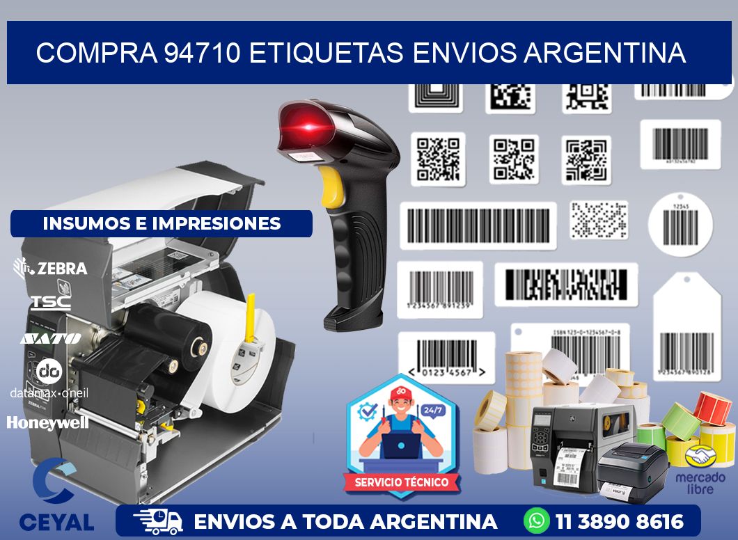 COMPRA 94710 ETIQUETAS ENVIOS ARGENTINA