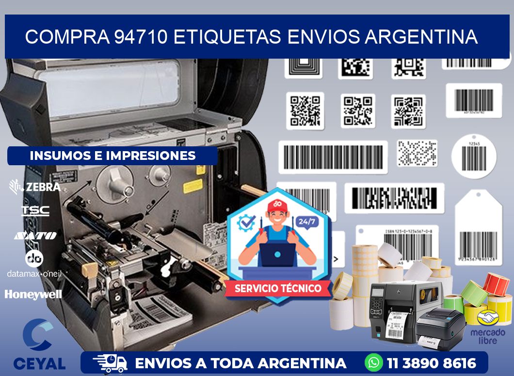 COMPRA 94710 ETIQUETAS ENVIOS ARGENTINA