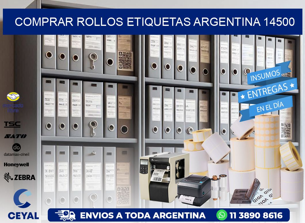 COMPRAR ROLLOS ETIQUETAS ARGENTINA 14500