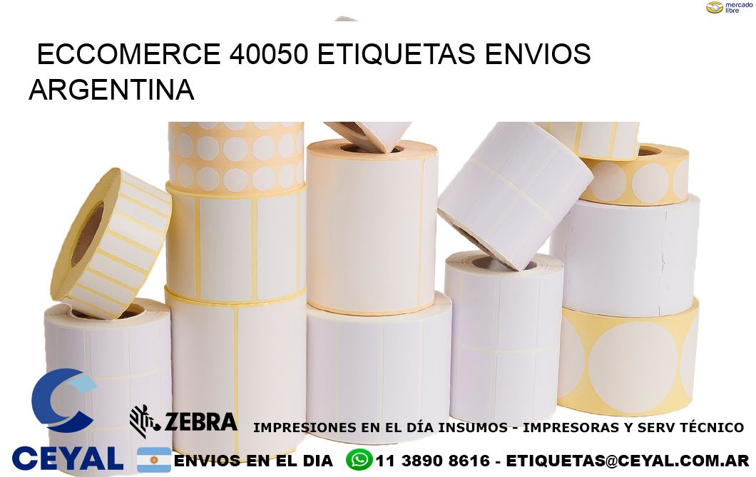 ECCOMERCE 40050 ETIQUETAS ENVIOS ARGENTINA