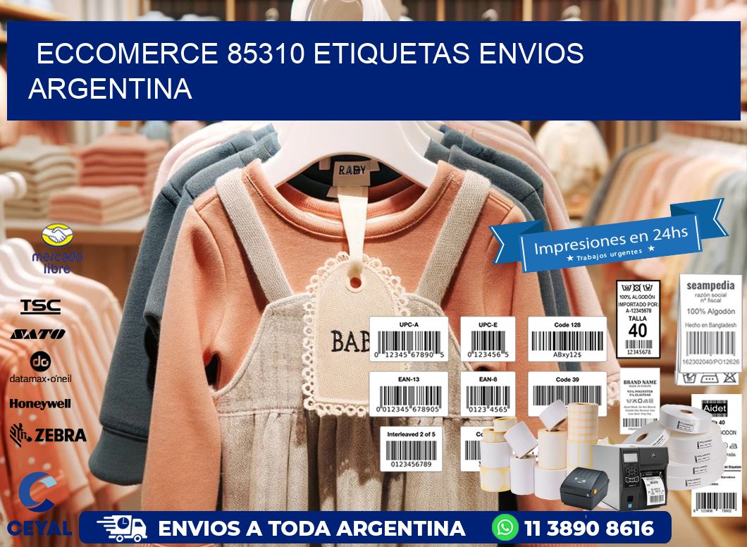 ECCOMERCE 85310 ETIQUETAS ENVIOS ARGENTINA