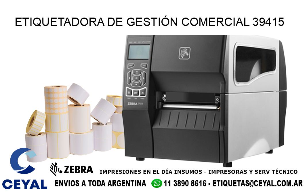 ETIQUETADORA DE GESTIÓN COMERCIAL 39415
