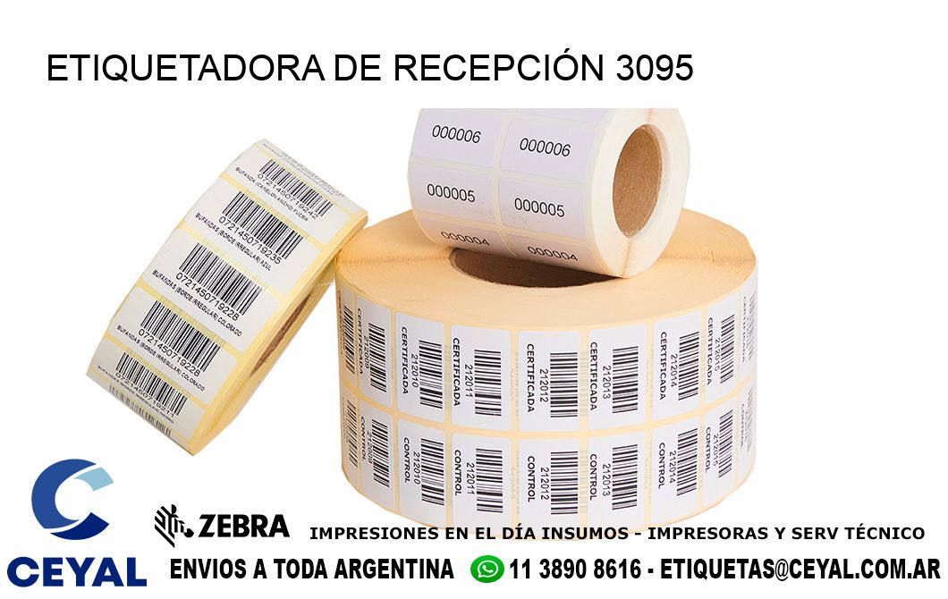 ETIQUETADORA DE RECEPCIÓN 3095