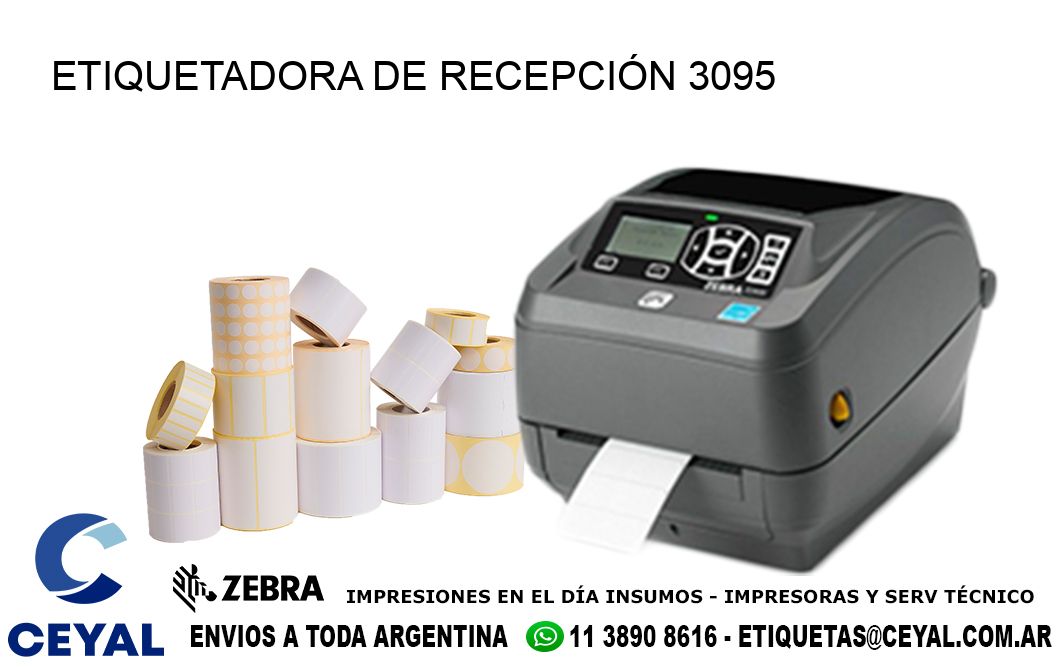 ETIQUETADORA DE RECEPCIÓN 3095