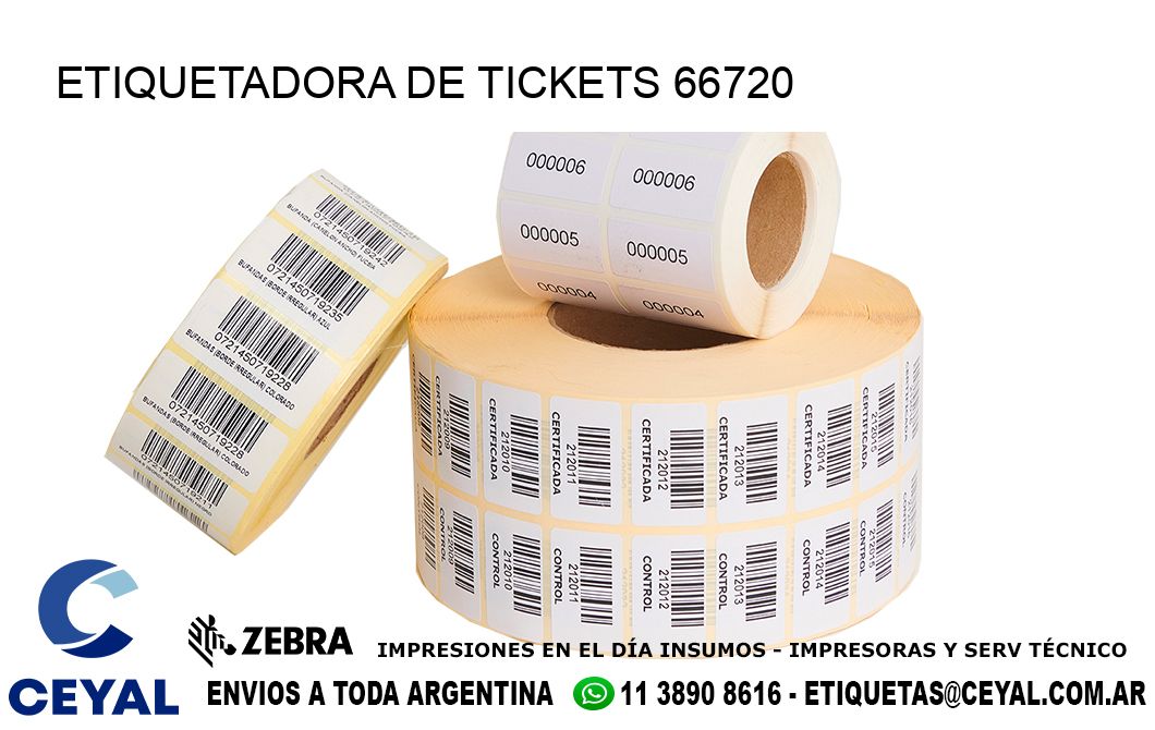 ETIQUETADORA DE TICKETS 66720