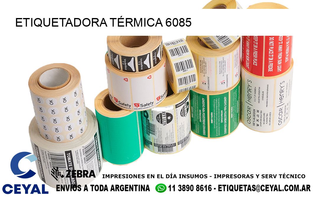 ETIQUETADORA TÉRMICA 6085