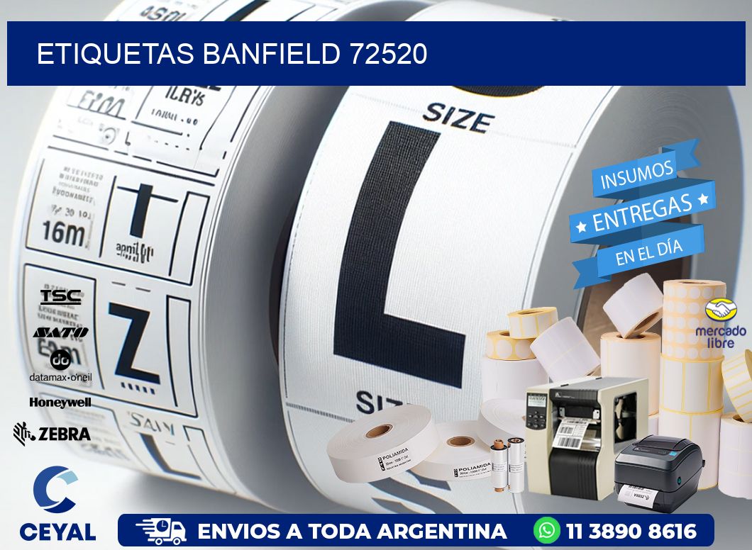 ETIQUETAS BANFIELD 72520