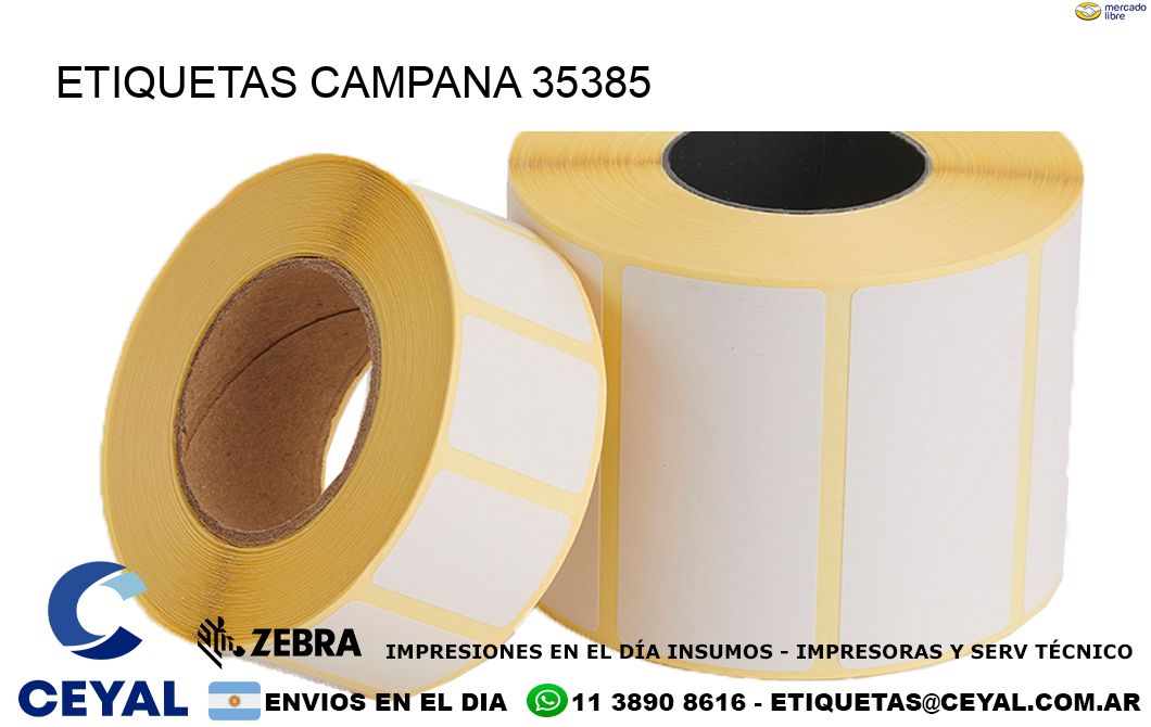 ETIQUETAS CAMPANA 35385