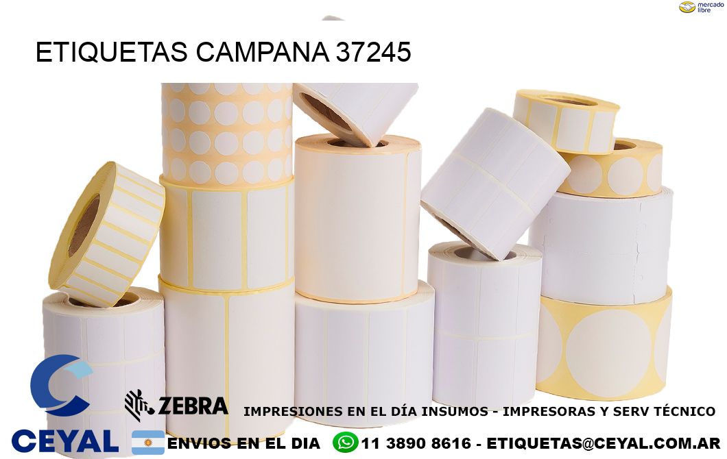 ETIQUETAS CAMPANA 37245