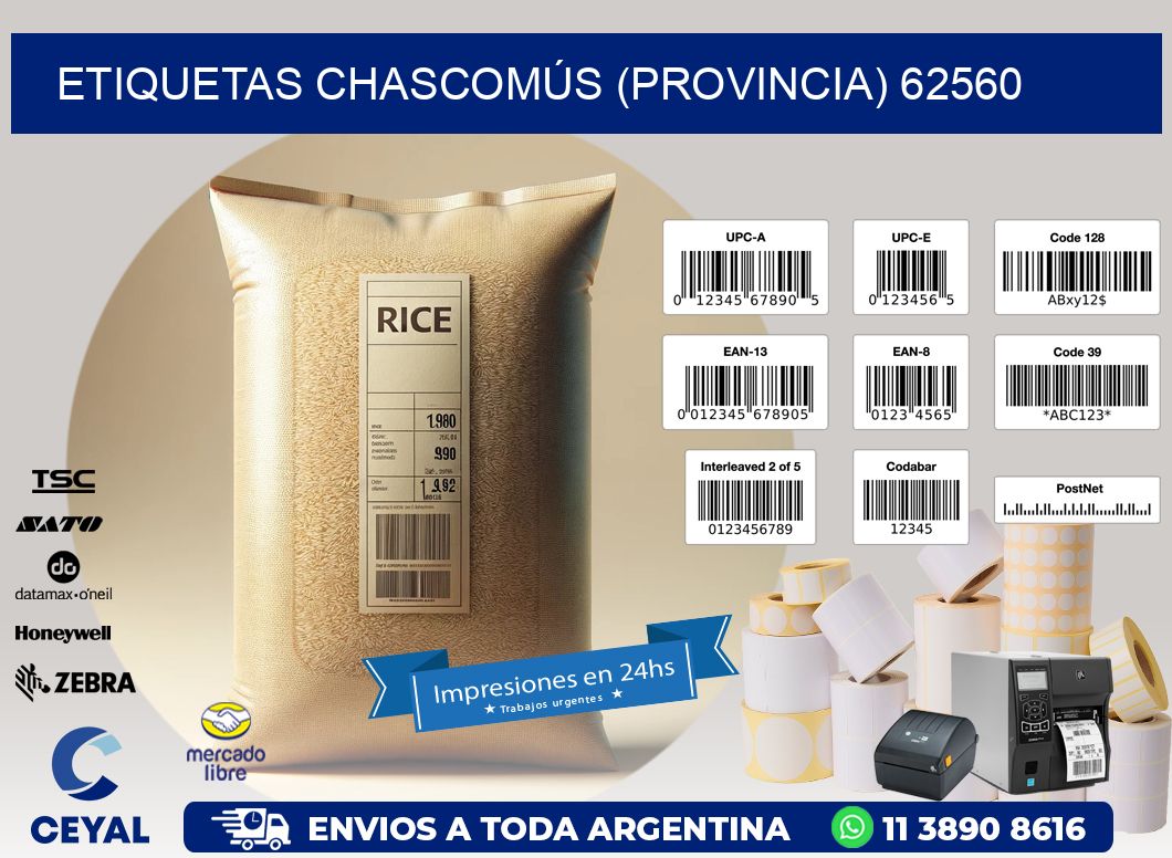 ETIQUETAS CHASCOMÚS (PROVINCIA) 62560