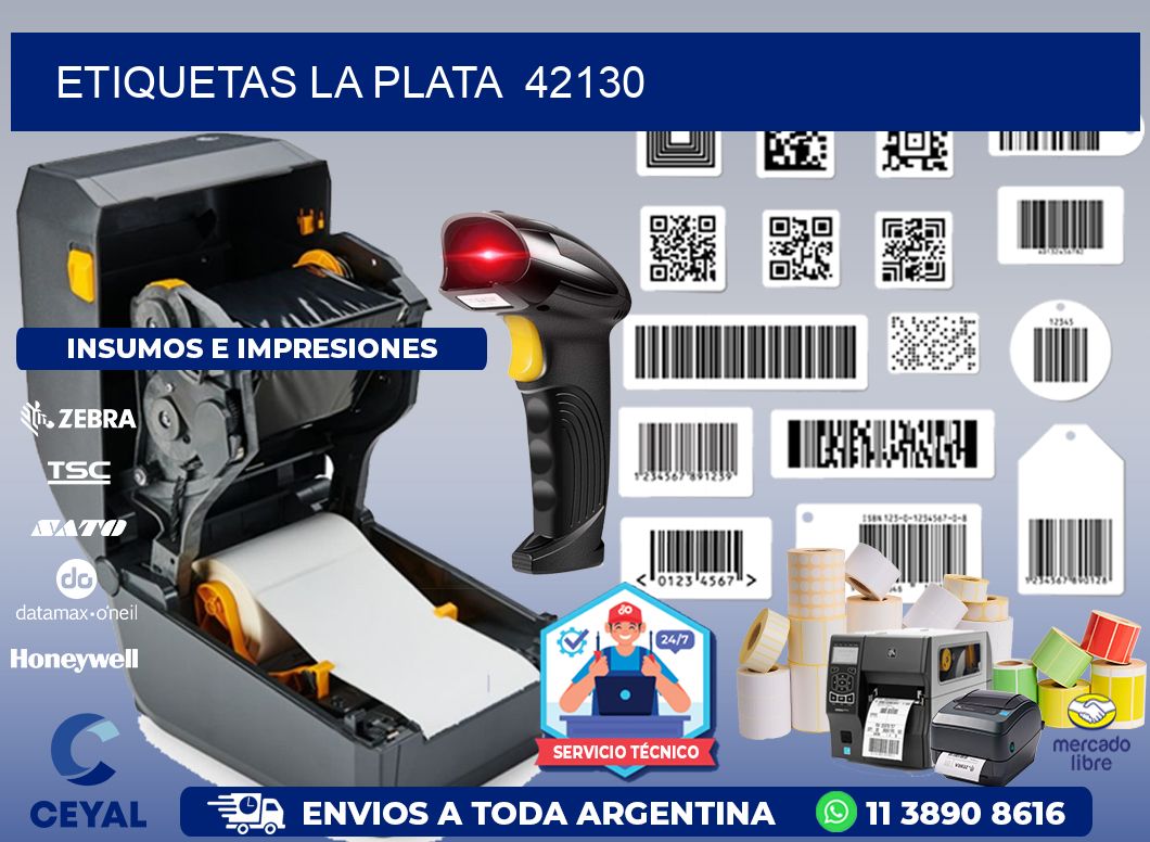 ETIQUETAS LA PLATA 42130