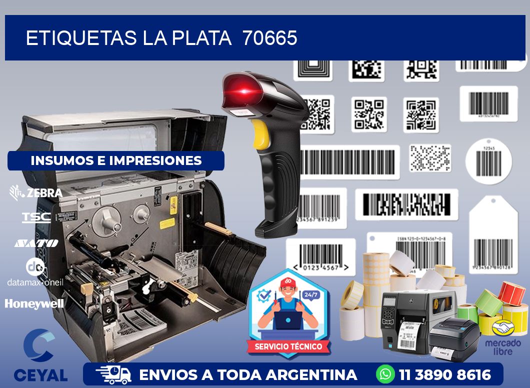 ETIQUETAS LA PLATA  70665