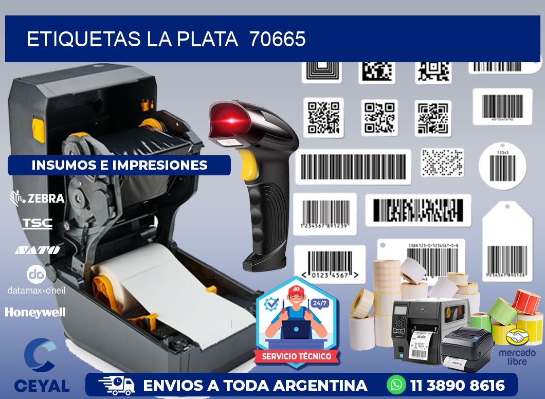 ETIQUETAS LA PLATA  70665