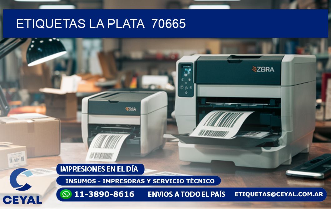 ETIQUETAS LA PLATA  70665