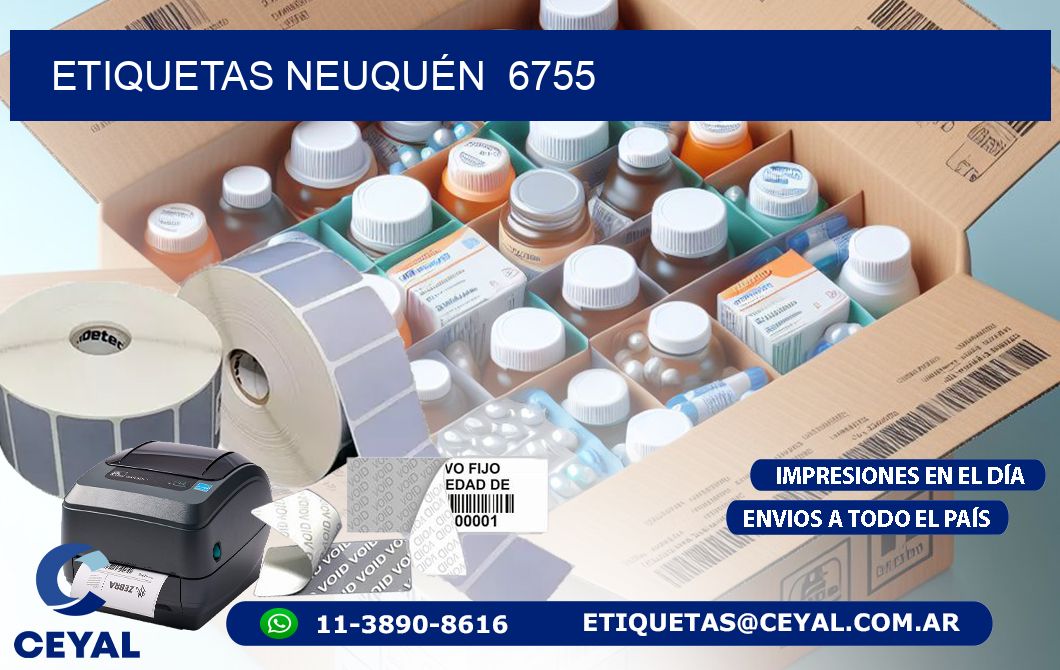 ETIQUETAS NEUQUÉN  6755