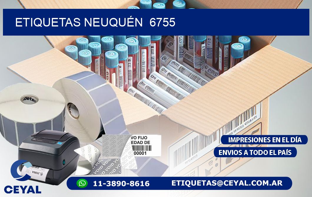 ETIQUETAS NEUQUÉN  6755