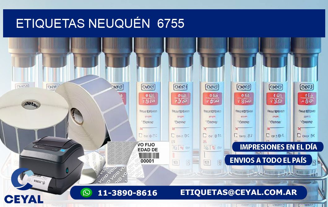 ETIQUETAS NEUQUÉN  6755