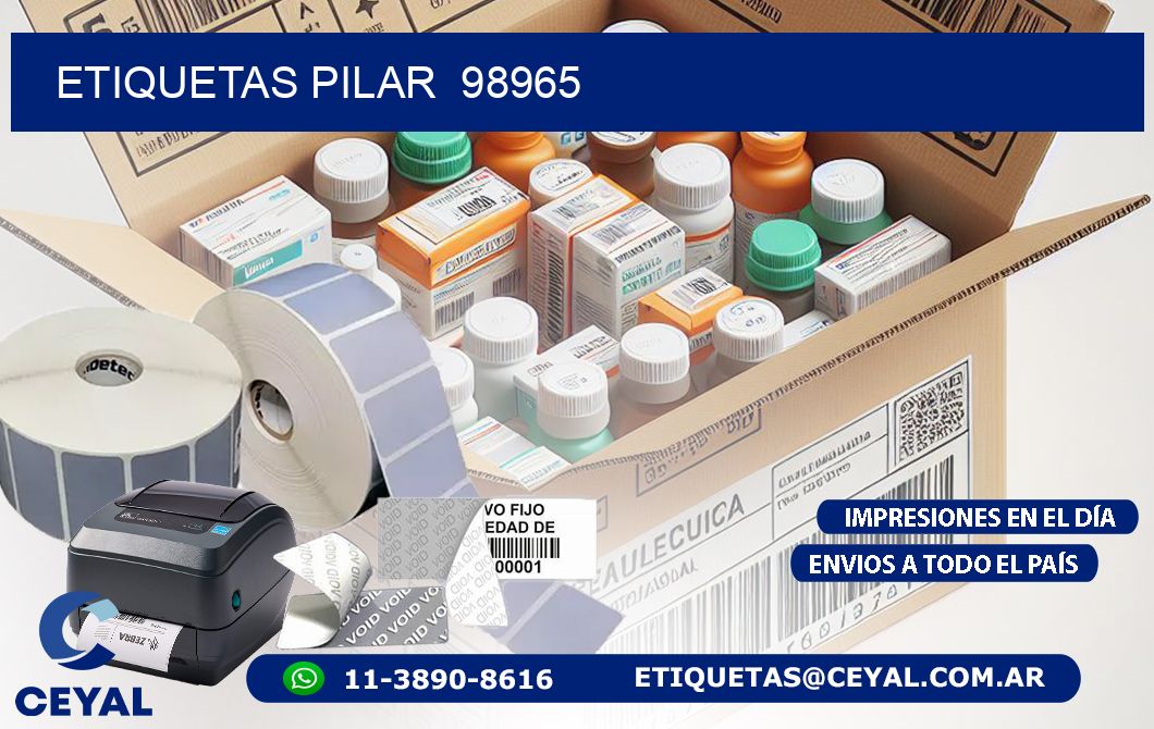 ETIQUETAS PILAR  98965