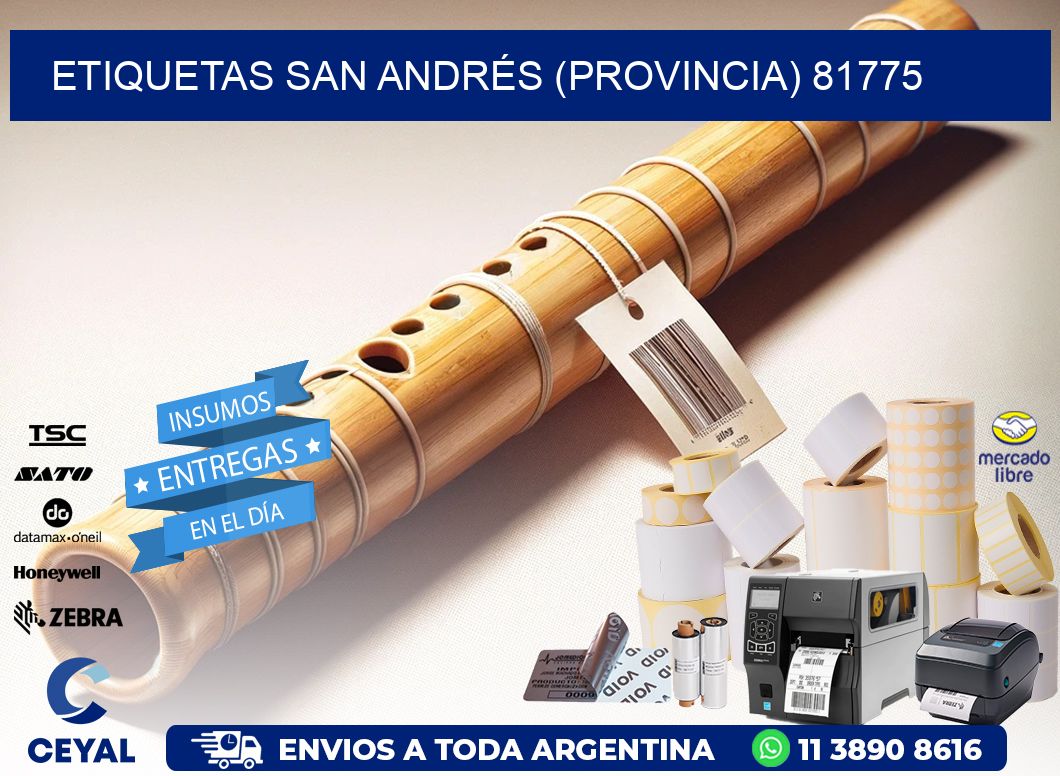 ETIQUETAS SAN ANDRÉS (PROVINCIA) 81775