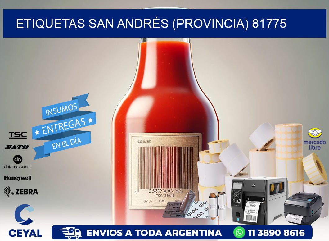 ETIQUETAS SAN ANDRÉS (PROVINCIA) 81775