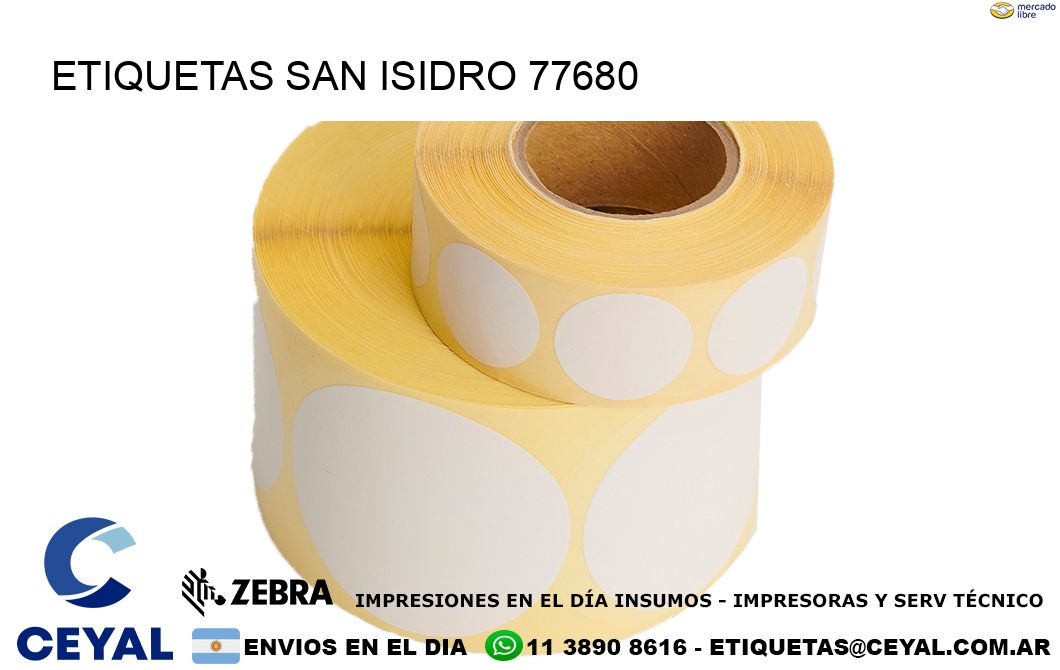 ETIQUETAS SAN ISIDRO 77680