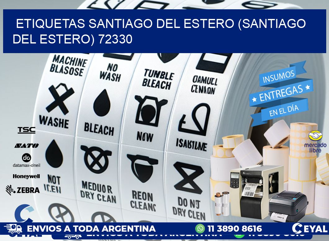 ETIQUETAS SANTIAGO DEL ESTERO (SANTIAGO DEL ESTERO) 72330