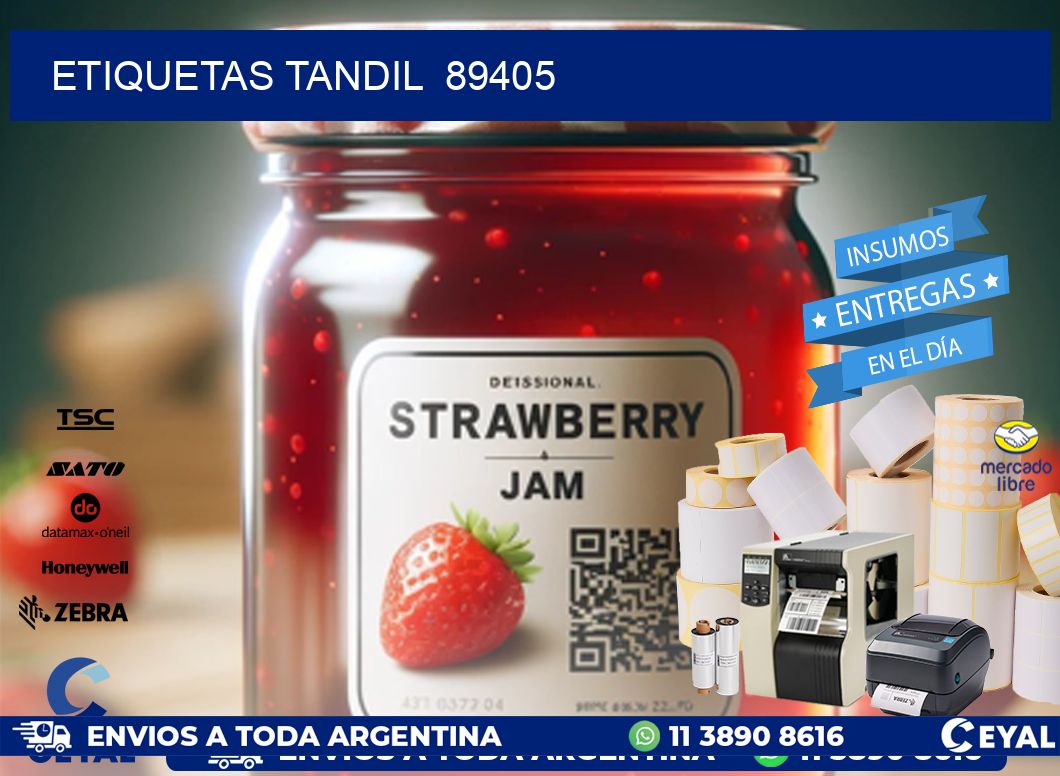 ETIQUETAS TANDIL 89405