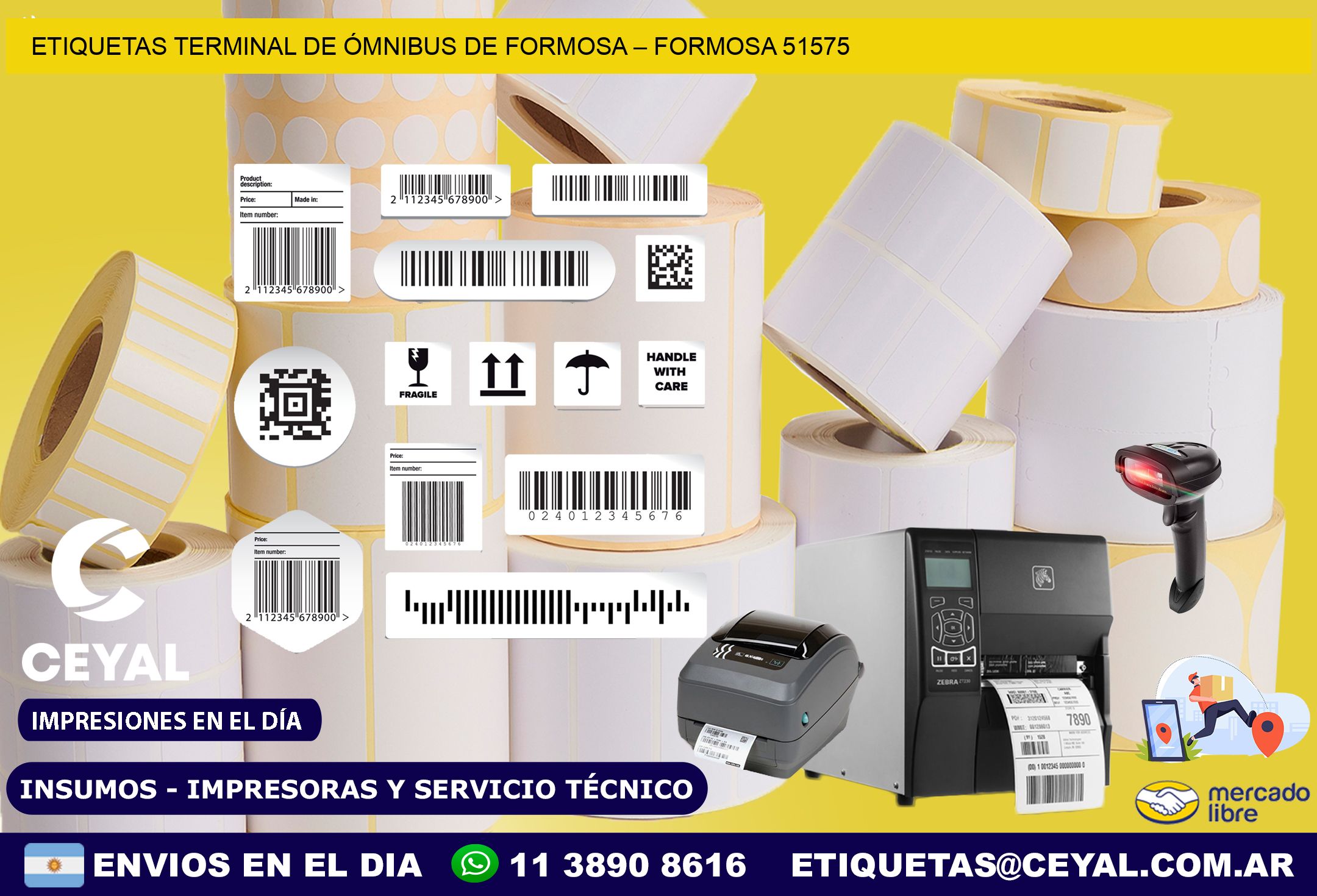 ETIQUETAS TERMINAL DE ÓMNIBUS DE FORMOSA – FORMOSA 51575