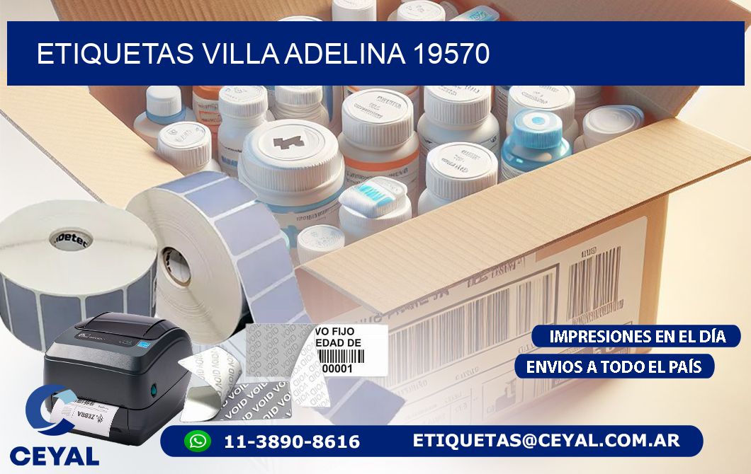 ETIQUETAS VILLA ADELINA 19570