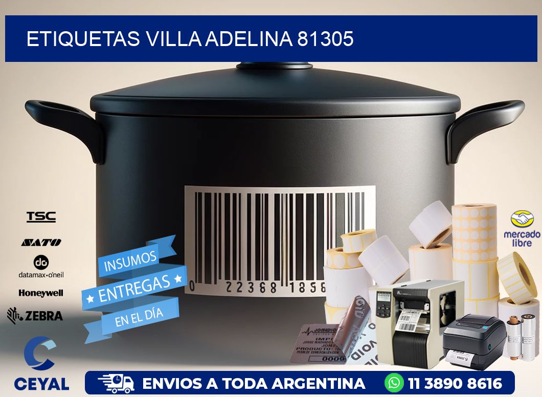 ETIQUETAS VILLA ADELINA 81305