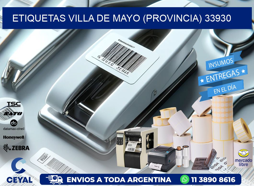 ETIQUETAS VILLA DE MAYO (PROVINCIA) 33930