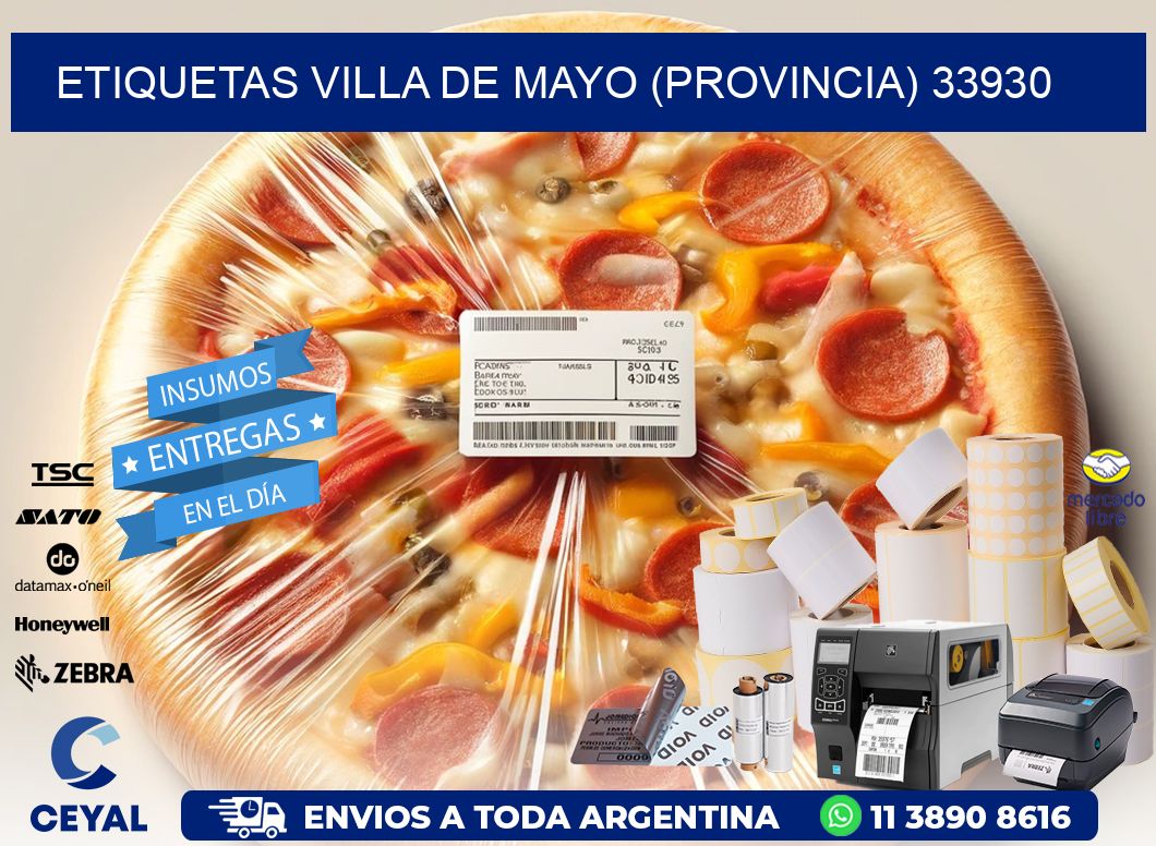 ETIQUETAS VILLA DE MAYO (PROVINCIA) 33930