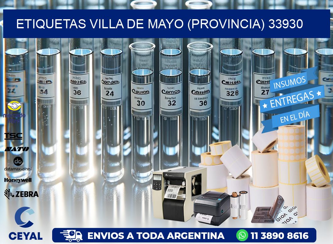 ETIQUETAS VILLA DE MAYO (PROVINCIA) 33930