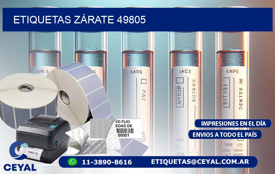 ETIQUETAS ZÁRATE 49805